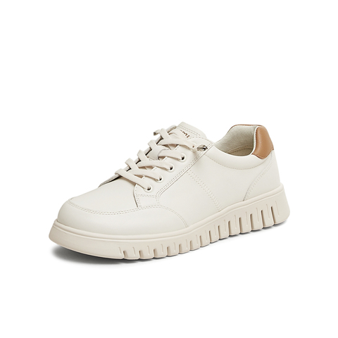 天美意2025春新款商场同款百搭英伦复古风女休闲鞋CHA33AM5