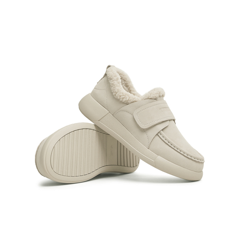 天美意2025春新款商场同款厚底魔术贴复古单鞋女乐福鞋BK371AM5