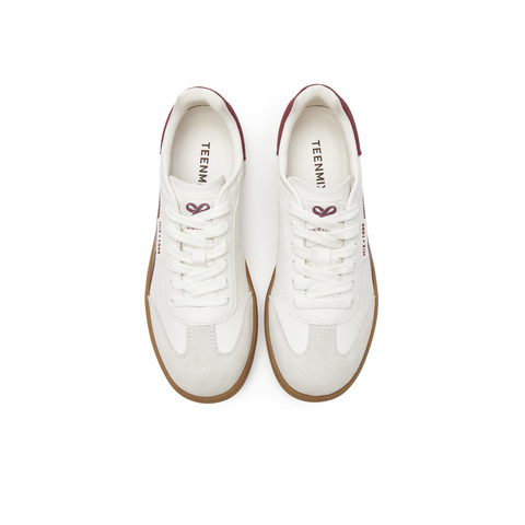 天美意2025春新款商场同款复古休闲系带百搭女德训鞋CP229AM5