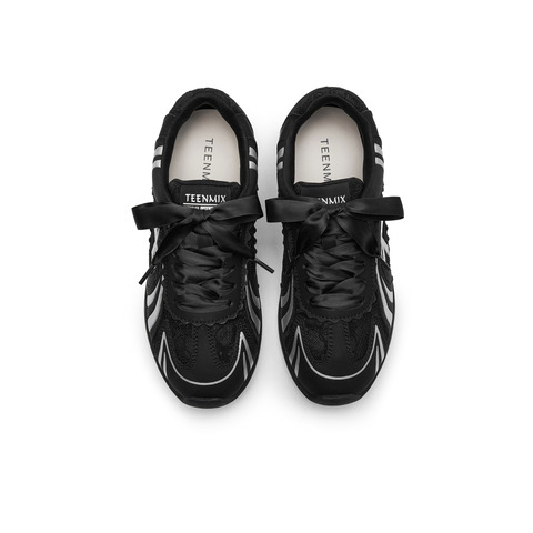 天美意2025春新款休闲百搭时尚通勤运动风女德训鞋KG076AM5