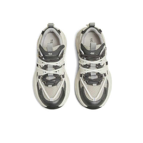 天美意2025春新款休闲系带厚底百搭增高复古女老爹鞋KD075AM5