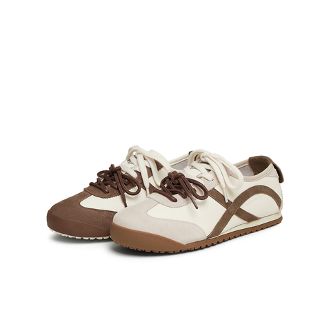 天美意2025春新款商场同款通勤休闲复古风女德训鞋BK611AM5