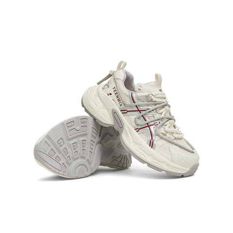 天美意2025春新款休闲系带厚底百搭增高复古女老爹鞋KD075AM5