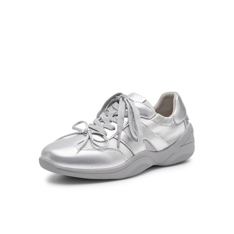 天美意2025春新款商场同款潮流运动鞋系带百搭女德训鞋BK591AM5