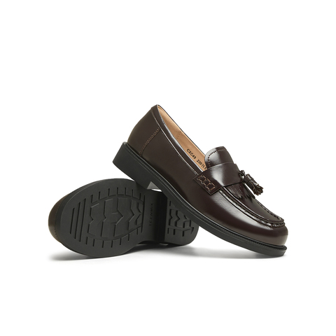 天美意2025春新款商场同款jk百搭日系女学院乐福鞋CXC49AA5