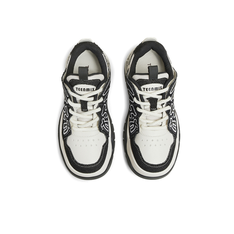 天美意2025春新款商场同款休闲板鞋潮流运动女面包鞋CIG21AM5