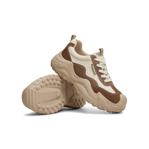 天美意2025春新款商场同款系带通勤厚底百搭女休闲鞋BK701AM5