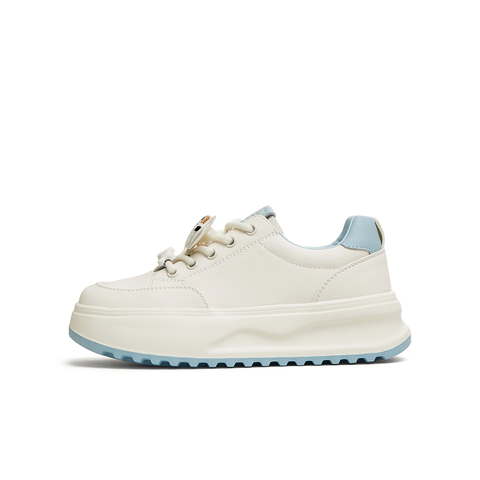 天美意2025春新款商场同款运动系带小白鞋女休闲板鞋BJ562AM5