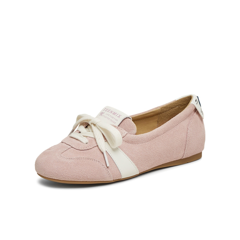 天美意2025春新款纯色复古百搭通勤浅口女玛丽珍鞋KH003AQ5