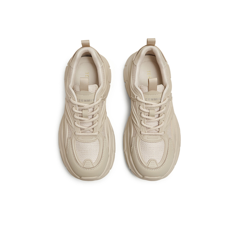 天美意2025春新款商场同款厚底纯色运动百搭女老爹鞋BK741AM5