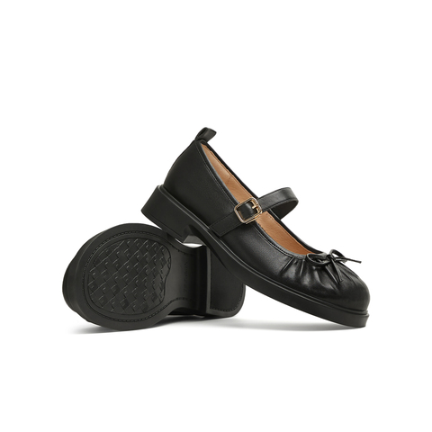 天美意2025春新款通勤休闲舒适百搭法式女玛丽珍鞋COY28AQ5