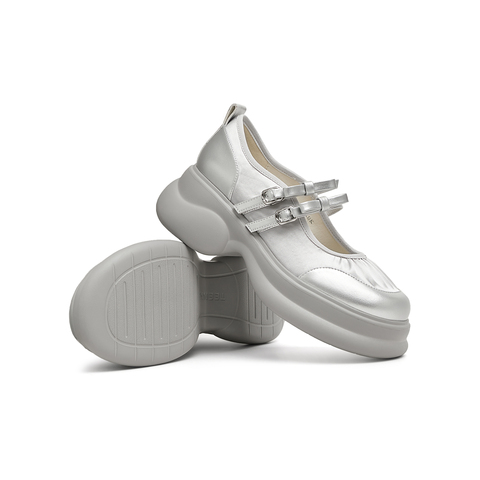 天美意2025春新款商场同款百搭优雅休闲法式女玛丽珍鞋CME13AQ5