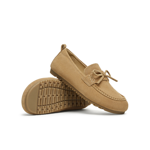 天美意2025春新款商场同款复古百搭平底纯色女勃肯鞋BK571AA5