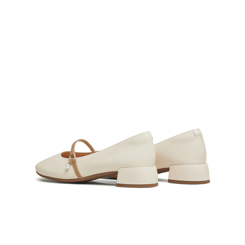 天美意2025春新款商场同款复古法式温柔女玛丽珍鞋BG592AQ5