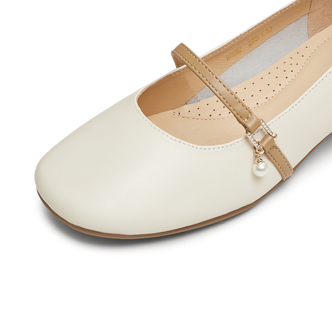 天美意2025春新款商场同款复古法式温柔女玛丽珍鞋BG592AQ5