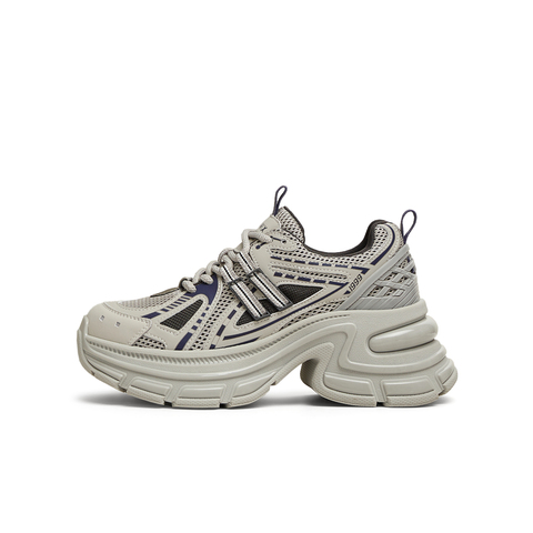 天美意2025春新款商场同款厚底通勤休闲系带女老爹鞋BK831AM5