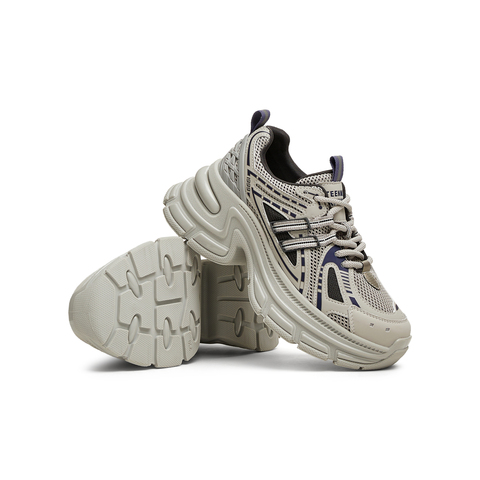 天美意2025春新款商场同款厚底通勤休闲系带女老爹鞋BK831AM5