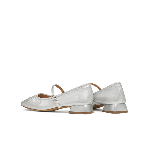 天美意2025春新款百搭一字带休闲法式复古女玛丽珍鞋KM068AQ5