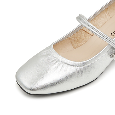 天美意2025春新款商场同款休闲通勤纯色女玛丽珍鞋BI282AQ5