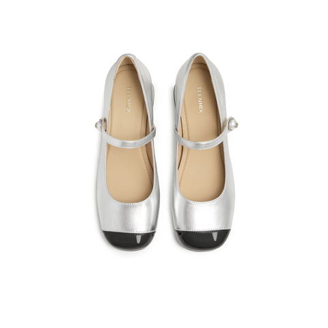 天美意2025春新款商场同款通勤百搭小个子女玛丽珍鞋CRW27AQ5