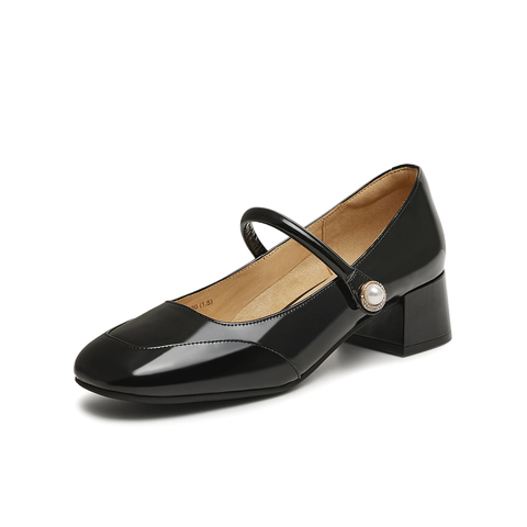 天美意2025春新款商场同款温柔法式休闲女玛丽珍鞋BK511AQ5