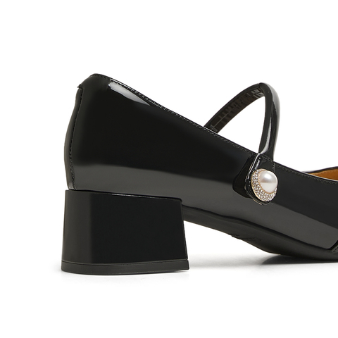 天美意2025春新款商场同款温柔法式休闲女玛丽珍鞋BK511AQ5