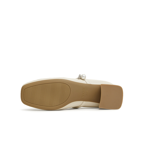 天美意2025春新款商场同款休闲通勤纯色女玛丽珍鞋BI282AQ5