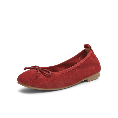 天美意2025春新款法式复古浅口通勤休闲女玛丽珍鞋KQ021AQ5