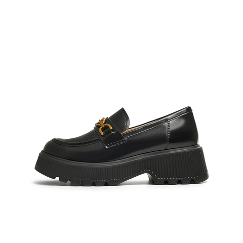 天美意2025春新款商场同款百搭小个子休闲女乐福鞋CIP02AA5