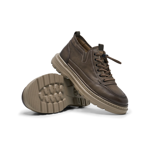 天美意2025春新款商场同款舒适百搭通勤英伦男工装鞋3UM01AM5