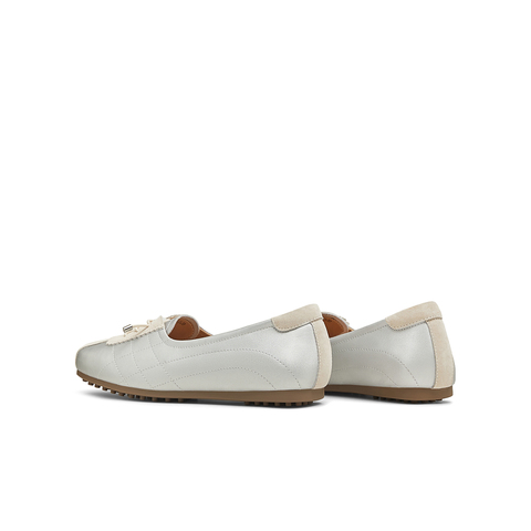 天美意2025春新款平底舒适百搭通勤逛街豆豆鞋女乐福鞋KQ024AA5