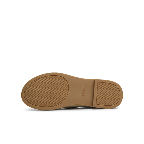 天美意2025春新款商场同款百搭法式复古风女乐福鞋CCJ57AA5