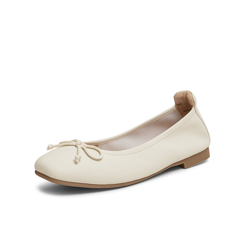 天美意2025春新款法式复古浅口通勤休闲女玛丽珍鞋KQ021AQ5