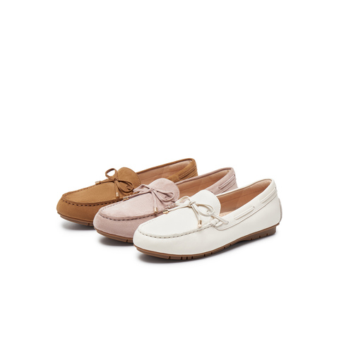 天美意2025春新款商场同款英伦休闲复古风女乐福鞋CRY04AA5