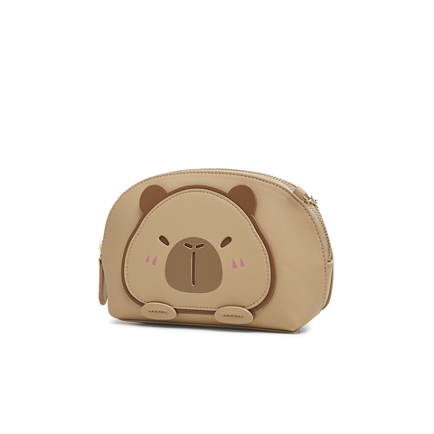 天美意2025春新款商场同款卡皮巴拉可爱百搭女斜挎包X3097AX5