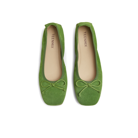 天美意2025春新款法式复古浅口通勤休闲女玛丽珍鞋KQ021AQ5