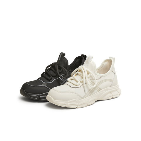 天美意2025夏新款商场同款休闲系带百搭运动鞋女老爹鞋BI843BM5