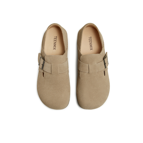 天美意2025春新款商场同款舒适休闲百搭一脚蹬女勃肯鞋BJ552AA5