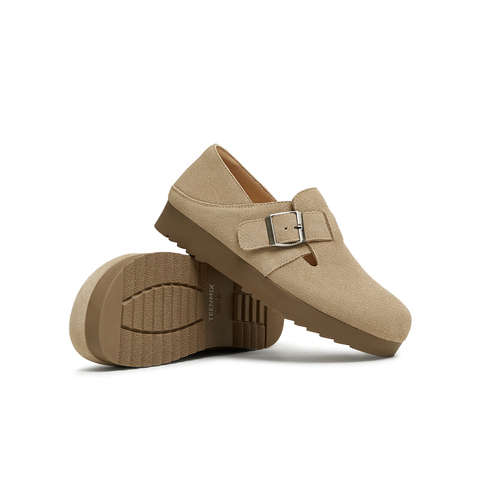 天美意2025春新款商场同款舒适休闲百搭一脚蹬女勃肯鞋BJ552AA5