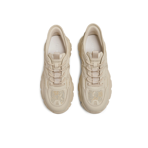 天美意2025夏新款商场同款休闲百搭厚底系带女老爹鞋BG267BM5