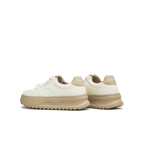 天美意2025春新款商场同款厚底简约清新百搭通勤女板鞋BJ561AM5