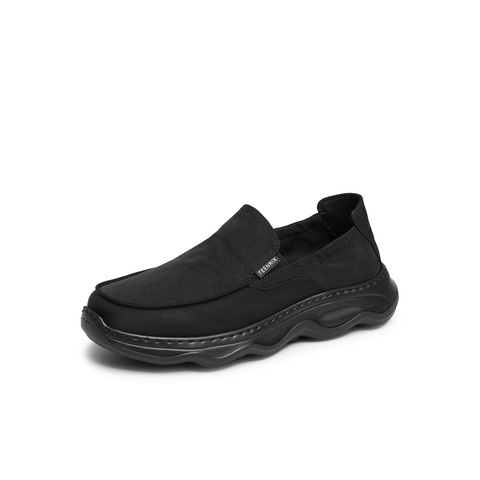 天美意2025夏新款商场同款舒适懒人帆布鞋一脚蹬男布鞋3QR02BM5