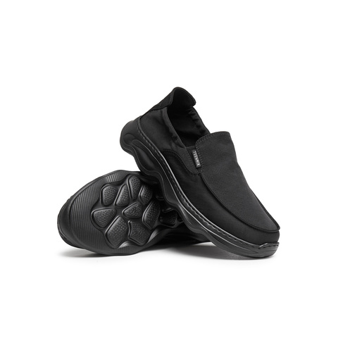 天美意2025夏新款商场同款舒适懒人帆布鞋一脚蹬男布鞋3QR02BM5