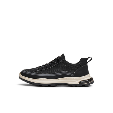 天美意2025夏新款商场同款网面透气休闲厚底套脚男布鞋3UZ01BM5