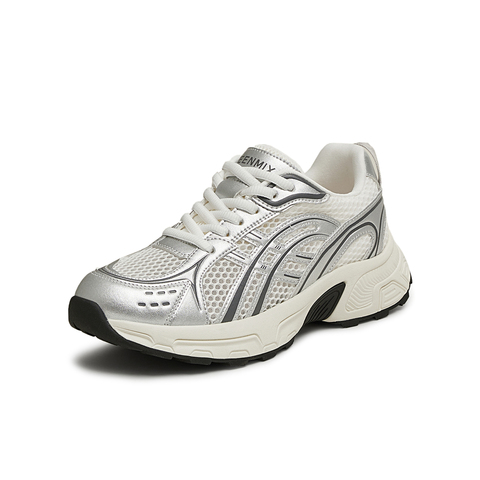 天美意2025夏新款潮流休闲百搭增高复古运动鞋女老爹鞋KD080BM5