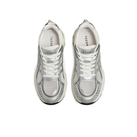 天美意2025夏新款潮流休闲百搭增高复古运动鞋女老爹鞋KD080BM5