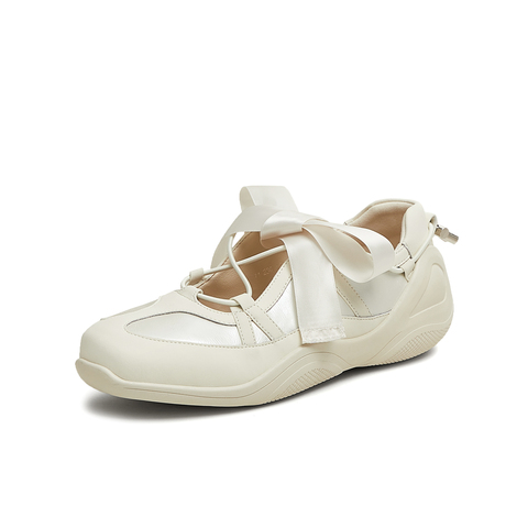 天美意2025夏新款运动休闲芭蕾风韩系女户外玛丽珍鞋KH011BQ5