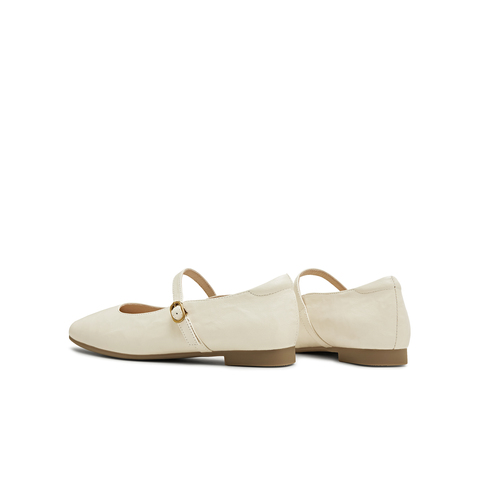 天美意2025春新款商场同款法式温柔浅口平底女玛丽珍鞋BL101AQ5