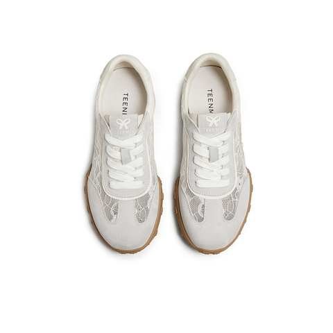 天美意2025夏新款时尚休闲百搭系带网面通勤女德训鞋KG087BM5