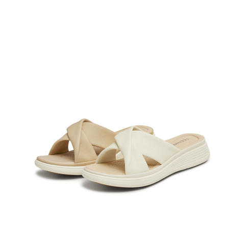 天美意2025夏新款商场同款软底休闲百搭舒适女一字拖鞋BK981BT5